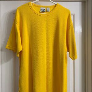 Jacque & KoKo Women's Bright Yellow Shirt, Size 18/20